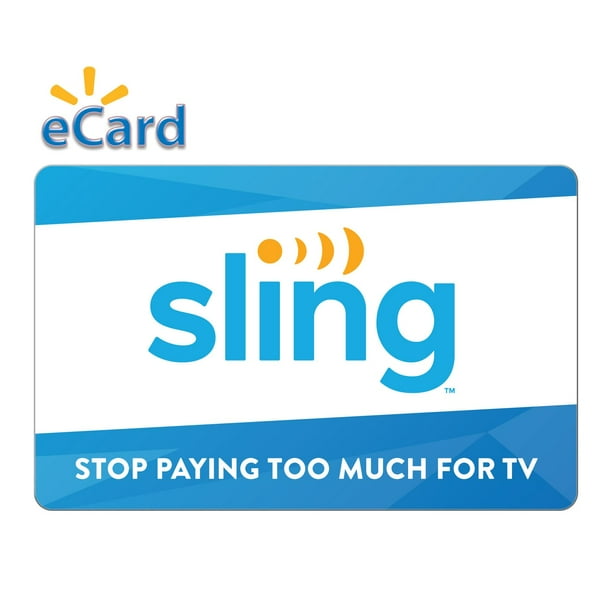 Sling Tv 2020 100 Gift Card Email Delivery Walmart Com Walmart Com