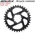 thumbnail image 4 of Plato de dientes de piñón negativo/positivo de 3/6 grados con liberación rápida Gxp para bicicleta de montaña de una sola velocidad de 30/32/34/36/38 dientes, 4 of 4