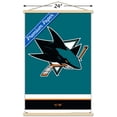 thumbnail image 3 of NHL San Jose Sharks - Logo 21 Wall Poster with Wooden Magnetic Frame, 22.375" x 34", 3 of 6