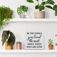 thumbnail image 5 of Zomyto 5"x5" Remembrance Memorial Decorative Wooden Box Sign Be the Things You Loved the Most Wood Block Plaque Decor, 5 of 5