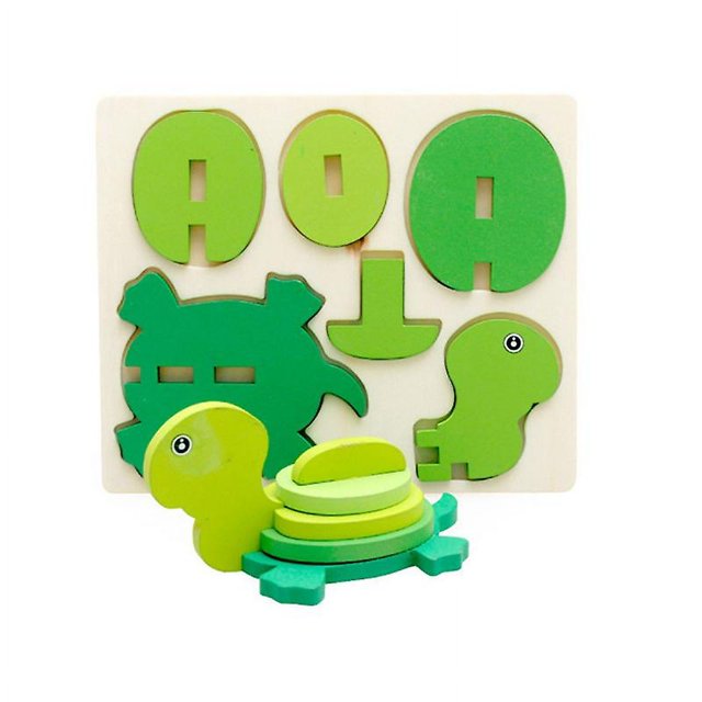 Juguetes de madera 3D YONGSHENG rompecabezas colorido animal tridimensional