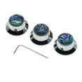thumbnail image 1 of 3 Piezas de Control de Guitarra de Volumen Yuyangstore Cromo, 1 of 8
