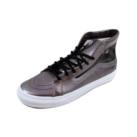 Vans Sk8 Hi White - Vans Men's Sk8 Hi Slim Cutout Mesh Metallic Thistle Purple/True White VN0004KZIG8