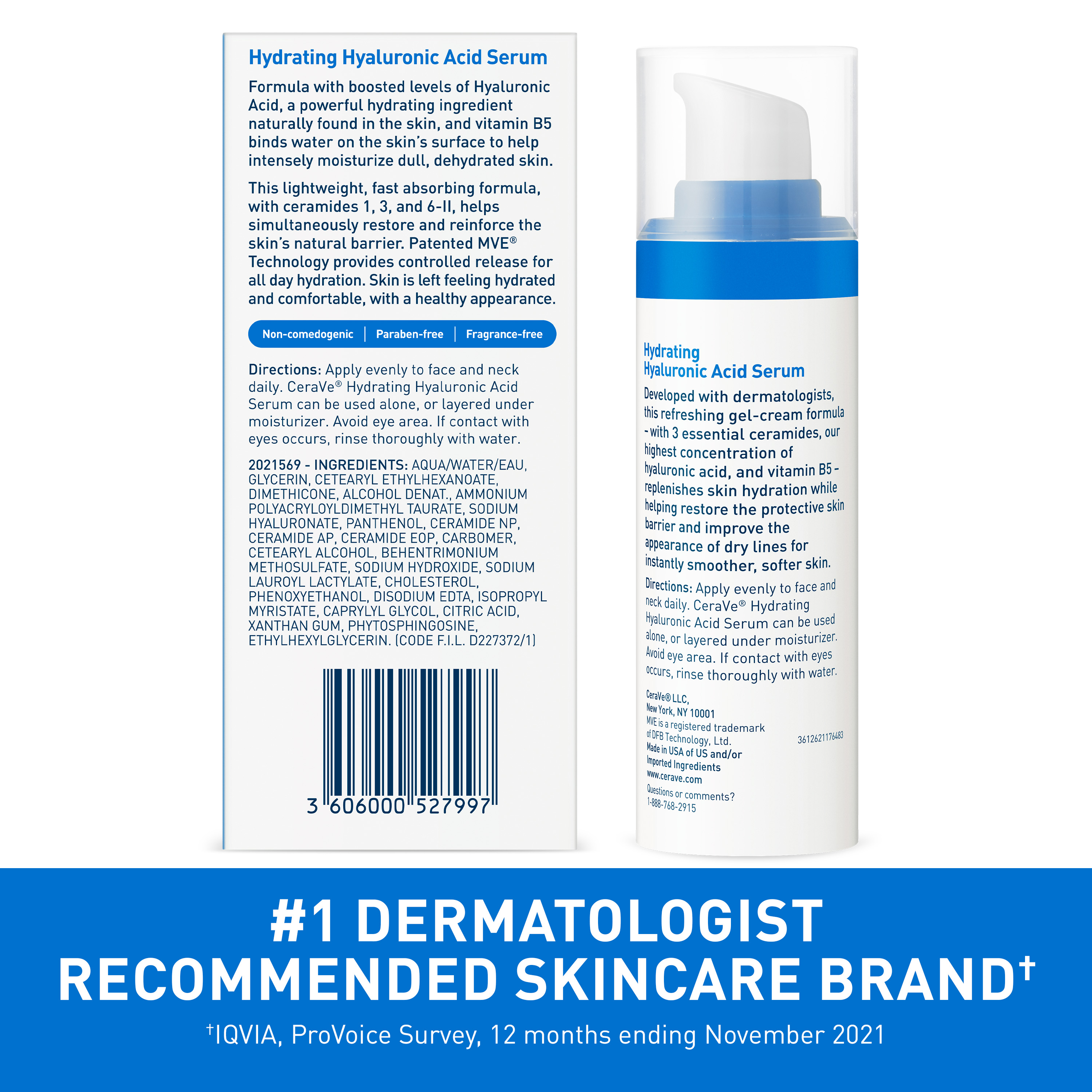 CeraVe Hyaluronic Acid Serum Gel-Cream, 1 fl oz photo 8