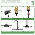 thumbnail image 5 of 50FT Drip Irrigation Kit, Automatic Irrigation System with 360° Bendable Atomizing Copper Nozzles, Quick-Connect Tubing for Patio, Lawn, Greenhouse, Potted Plants - Adjustable Water Flow, 5 of 7