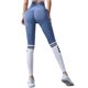 thumbnail image 5 of Pantalones de yoga número 9, pantalones deportivos de fitness para mujer, sin costuras, cintura alta, elásticos, ajustados, para levantar la cadera, color melocotón., 5 of 7