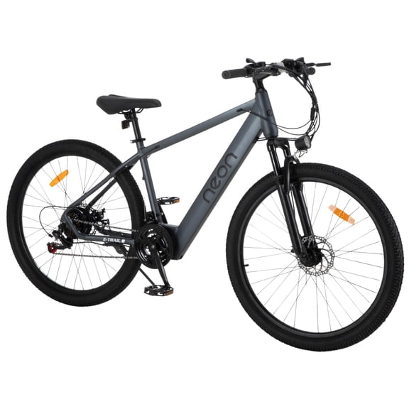 Bicicleta De Eléctrica R27.5 Neon ETRAIL Freno De Disco 21 Velocidades Aluminio gris 27.5