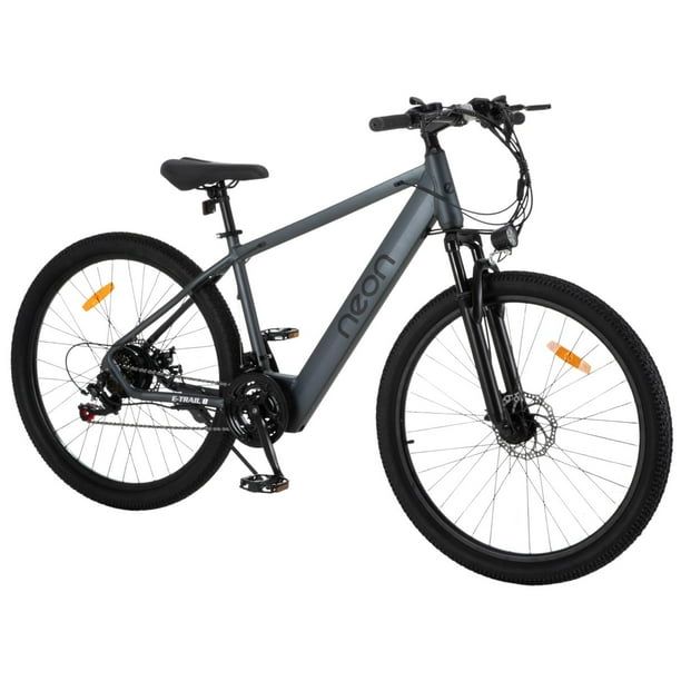 Bicicleta De Eléctrica R27.5 Neon ETRAIL Freno De Disco 21 Velocidades Aluminio gris 27.5