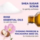 thumbnail image 2 of Exfoliante corporal Dr. Teal's Shea Sugar Rose con aceite esencial 570 ml x 3, 2 of 9