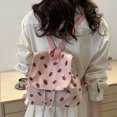 thumbnail image 2 of Weebloom Strawberry School Backpack For Kids Girls Elegant Large Capacity Casual Backpack For Fall Winter Versatile Daypack Bookbag Elementary Middle School Pink, 2 of 3