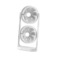 thumbnail image 1 of Ventilador de escritorio, ventilador pequeño, ventilador USB, ventilador de Camping, práctico ventilador Personal de 3 velocidades, ventilador de mesa, 1 of 9