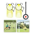 thumbnail image 2 of Football Training Targets Football Goal Shootings Targets Disc with Targets Net Sport Goal Soccer Training Equipment, 2 of 8