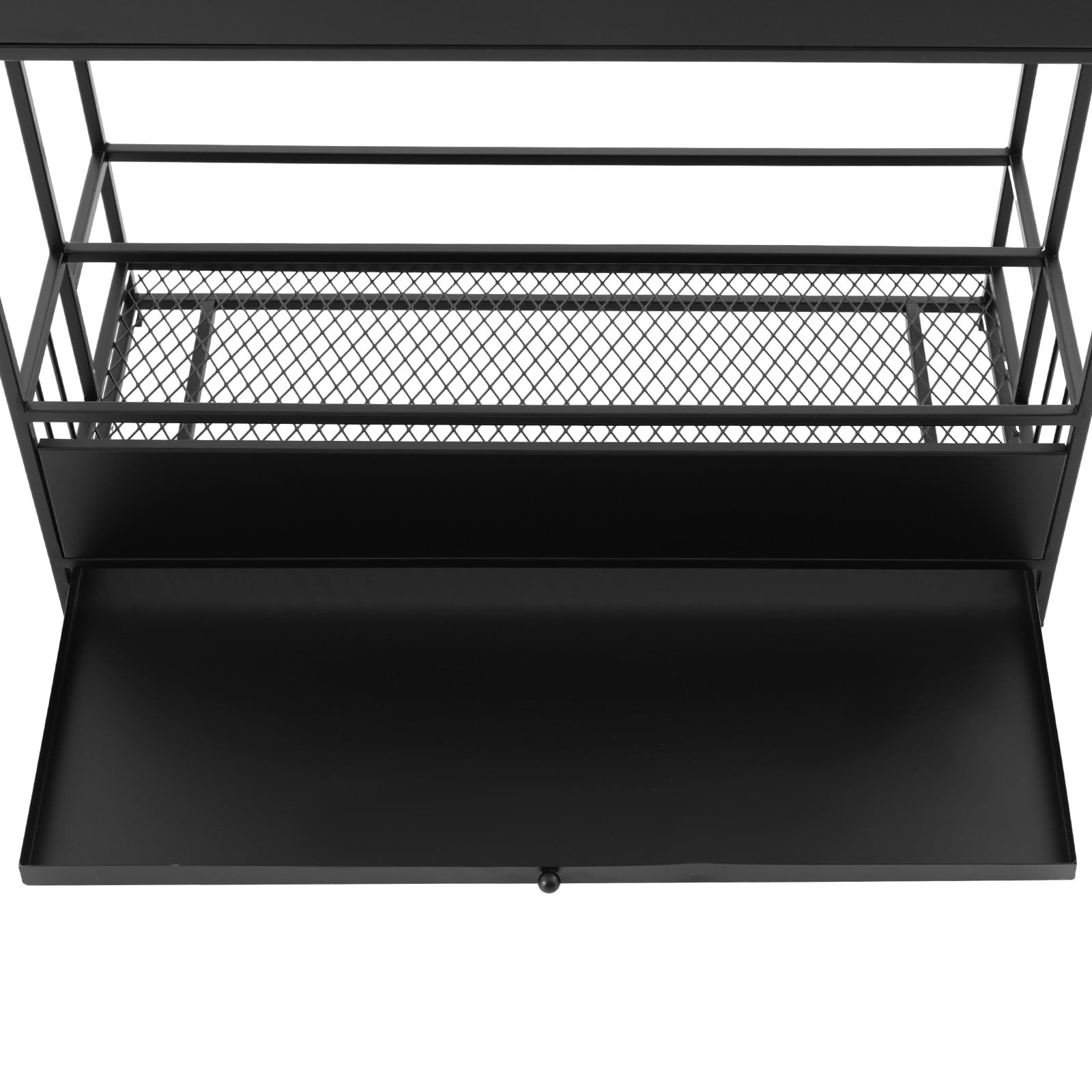68*32*70cm Black Rectangular Umbrella Stand Rack Commercial Metal Umbrella Holder for Umbrellas Canes Belts Hats