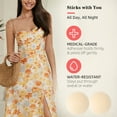 thumbnail image 3 of 3 Pairs Large Nipple Covers,No Show Silicone Coverups ,Reusable Pasty Nipple Pasties for Women Sticky Breast Petals, 3 of 7