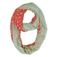 thumbnail image 2 of Peach Couture Beautiful Vintage Two Colored Bird Print Infinity Loop Scarf Scarves, 2 of 10