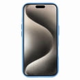 thumbnail image 2 of For iPhone 16 Pro Max Case PC+TPU Frosted Translucent Back Phone Cover - Grey, 2 of 5