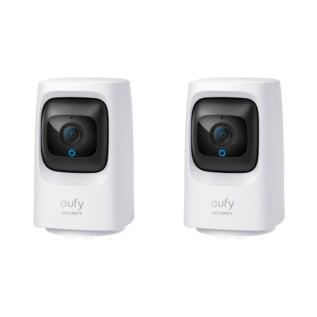 Anker eufy Mini Indoor Cam Pan and Tilt 2K, 2-pack