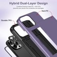thumbnail image 4 of for iPhone 15 Pro Max Wallet Case with Screen Protector & Camera Cover 4-in-1 Full Body Hybrid iPhone 15 Pro Max Case with Card Holder Shockproof Protective Phone Case for iPhone 15 Pro Max, 4 of 14
