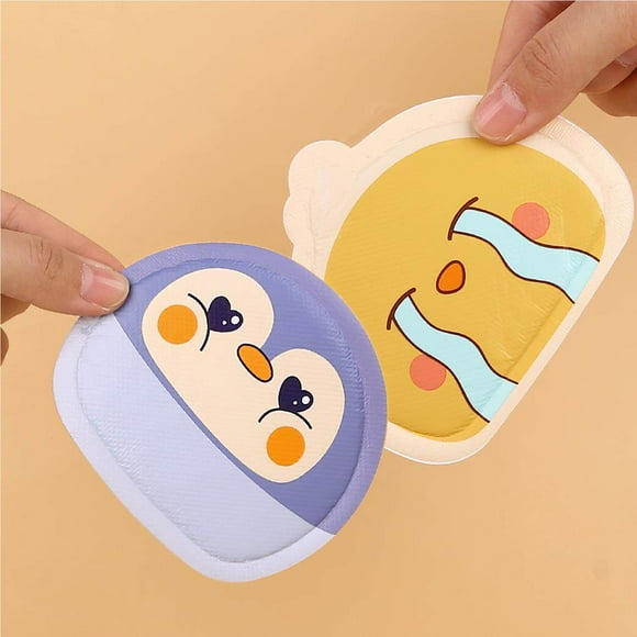 30Pcs/Set Cute Cartoon Penguins Hot Stickers Body Warmer Paste Stick Lasting Heat Patch Children Students Self-heating Winter Paste Pads for Home School
