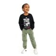thumbnail image 6 of Rolling Stones Toddler Boy 2PK Pullover Sweatshirt Set, Sizes 12M-5T, 6 of 12