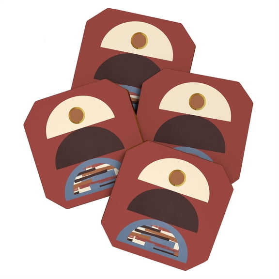 Society6 Viviana Gonzalez Western Desert Vibes 3 Set of 4 Coasters