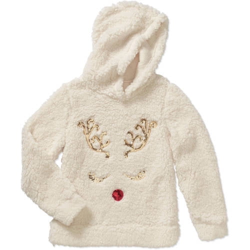 girls sherpa pullover walmart