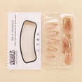 thumbnail image 4 of CTTHNBD Uñas postizas almendra French tip 24 piezas, 4 of 7