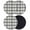 Green, variant on Pink Black Plaid Coasters Set of 4, Farmhouse Pink Black Checkered Absorbent Coasters for Drinks, Coaster for Bar Office Dining Coffee Table Accessories Decor, Non Slip Round Desk Coaster