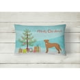 thumbnail image 2 of Carolines Treasures CK3836PW1216 Goldador Christmas Tree Canvas Fabric Decorative Pillow, 12H x16W, multicolor, 2 of 4