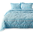 thumbnail image 5 of Kasentex  Comforter Set Reversible Down Alternative Microfiber Soft and Plush Bedding with Sham(s) Queen 3 Piece, 5 of 5