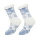thumbnail image 1 of Calcetines de invierno para hombre y mujer, cómodos, transpirables, de punto, con cordón, de tubo medio, de algodón., 1 of 3