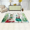 thumbnail image 3 of Coolnut Lightweight Soft Area Rugs 60 x 39 inch (5'x 3'3"), Easter Bunnies and Eggs Floor Mat for Kids Playing Room Hardwood Floor Living Room Nursery Rugs, 3 of 6