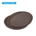 thumbnail image 4 of REGALWOVEN Restaurant Serving Trays, Round Non-Slip Food Service Tray Platter Brown, 4 of 6