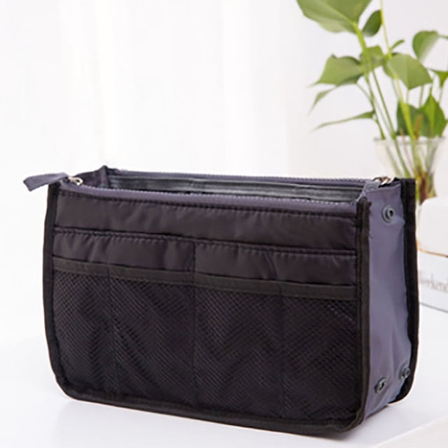 CQCYD Handbag Organizer Purse Insert, Large Travel Bag Organizer Liner Tidy Insert for Tote, Satchel, Diaper Bag, Multifunctional Handbag Storage Compartment Protector