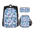 thumbnail image 1 of Balery Icy Blue Snowflakes Mochila Escolar 3 en 1 para Niños - Mochila Resistente con Lonchera Térmica y Estuche - Mochila Escolar para Niños y Niñas, 1 of 7