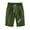 Olive Green, variant on Odeerbi Cotton Linen Shorts For Women Large Size Wide Leg Shorts 2025 Casual Printed Five Points Pants White