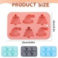 thumbnail image 3 of THLKIF Christmas Tree Hats Silicone Molds for Soap Chocolate Candy Cake Cocoa Bomb Bath Bomb Ice Candle Food, 3D Xmas Themed Treat Baking & Freezing Tray, 3 of 4
