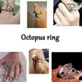 thumbnail image 5 of Anillo Pulpo Dinheiro Alloy, anillo ajustable, 5 of 5