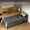 Grey, variant on Satin Bed Sheets, Twin Size Sheets Set, 3 Pcs Silky Bedding Set with 15 Inches Deep Pocket for Mattress (Twin, Black)