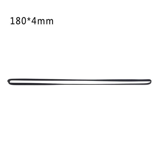 Replacement Turntable Belt Rubber Flat Drive Belt for Record Player Walkman DVD CD-ROM Repeater Phono 4mm Wide Belt 63HD 180mm