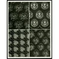 thumbnail image 2 of Christian Stoll 15x18 Black Ornate Wood Framed Double Matted Museum Art Print Titled - Art -By -Art Jewelry Forms for the Flat Pl 22 (1920), 2 of 5