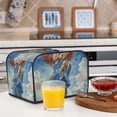 thumbnail image 5 of KLL Dog Angel Ascension Print 4 Slice Toaster Dust Covers Kitchen Small Appliance Cover with 2 Pockets,Can hold Jam Spreader Knife & Toaster Tongs (12.4 x 10.6 x 8.2), 5 of 6