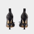 thumbnail image 3 of Jacquemus Female Les Doubles Ballerines Pumps - Leather - Black Black Sizes EU 34-50 2/3, 3 of 4