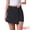 Black, variant on Women's High Waist Western Asymmetrical Denim Cargo Skirt M Dark Blue