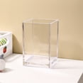 thumbnail image 1 of Portalápices de acrílico transparente, caja de almacenamiento de papelería de escritorio de oficina, cubo de almacenamiento de pinceles de maquillaje para estudiantes, 1 of 5