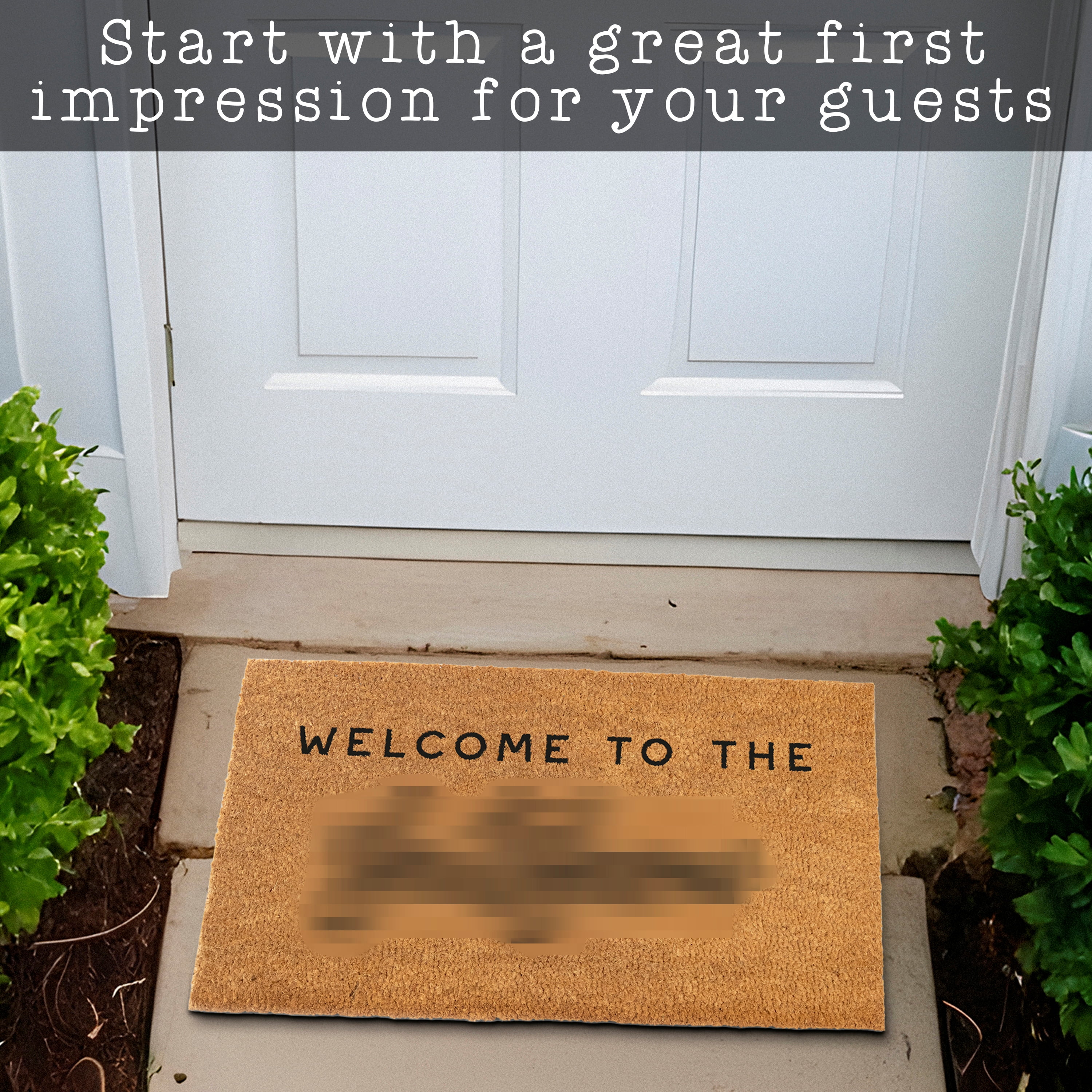 Welcome to The Shitshow Doormat 30x17 Inch Welcome Mat Outdoor Coir Door Mat