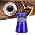 thumbnail image 4 of Pour Over Coffee Maker, Heat Resistant Cold Brew Iced Coffee Maker With Graduation Line For Making Coffee For Home Kitchen Coffee Shop For Coffee Lovers Blue, 4 of 8