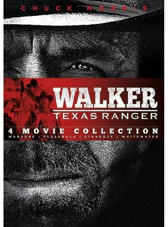 Walker, Texas Ranger: 4-Movie Collection (Warzone / Flashback / Standoff / Whitewater) (DVD), Paramount, Drama