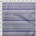 thumbnail image 3 of oneOone Cotton Poplin Dark Blue Fabric Aztec Tribal Sewing Material Print Fabric By The Yard 42 Inch Wide, 3 of 4