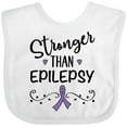 thumbnail image 3 of Inktastic Epilepsy Awareness Ribbon Support Walk Girls Baby Bib, 3 of 4